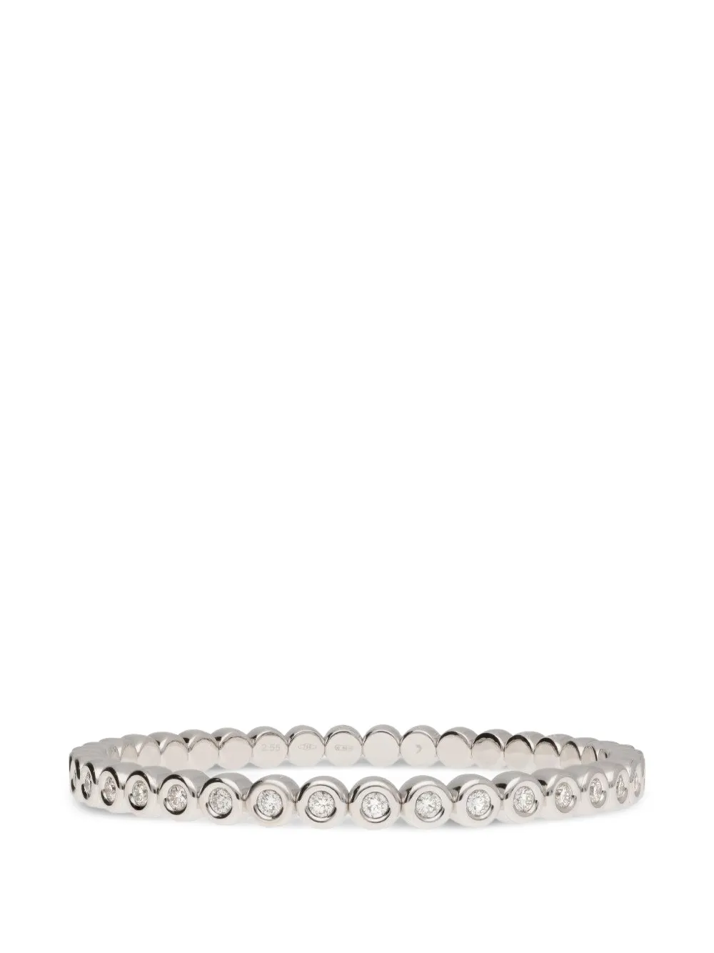 Roberto Demeglio diamond stretch tennis bracelet - Silber