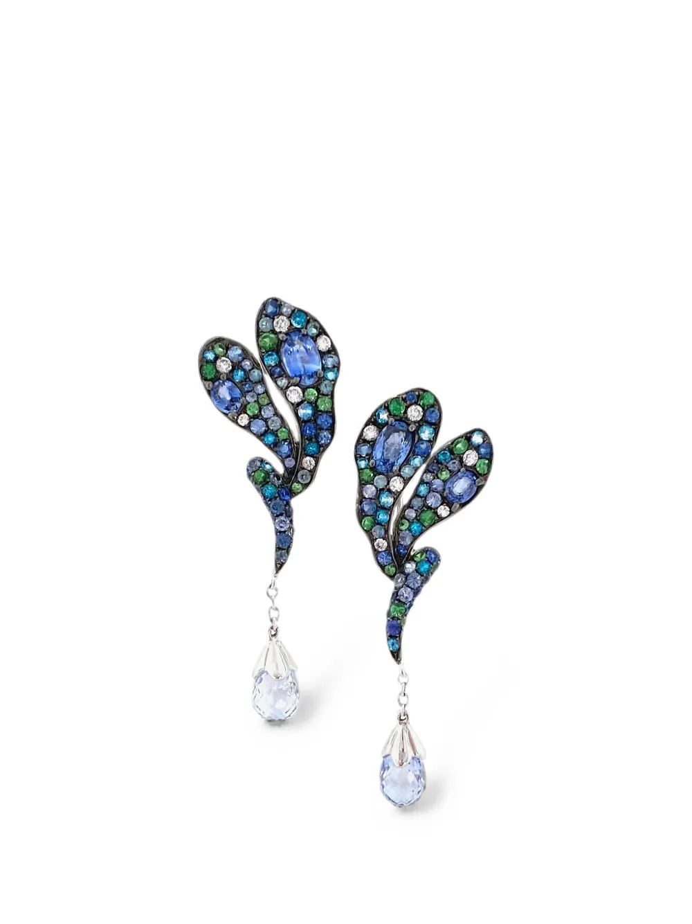 Stefere multi-stone earrings - Schwarz