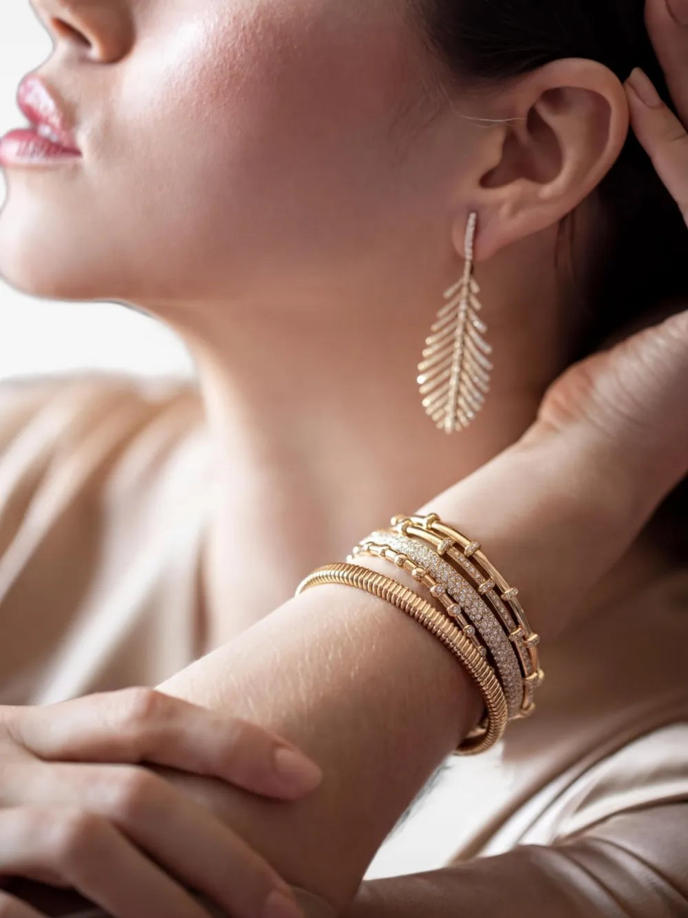 Sidney Garber Armband mit Diamanten - Gold