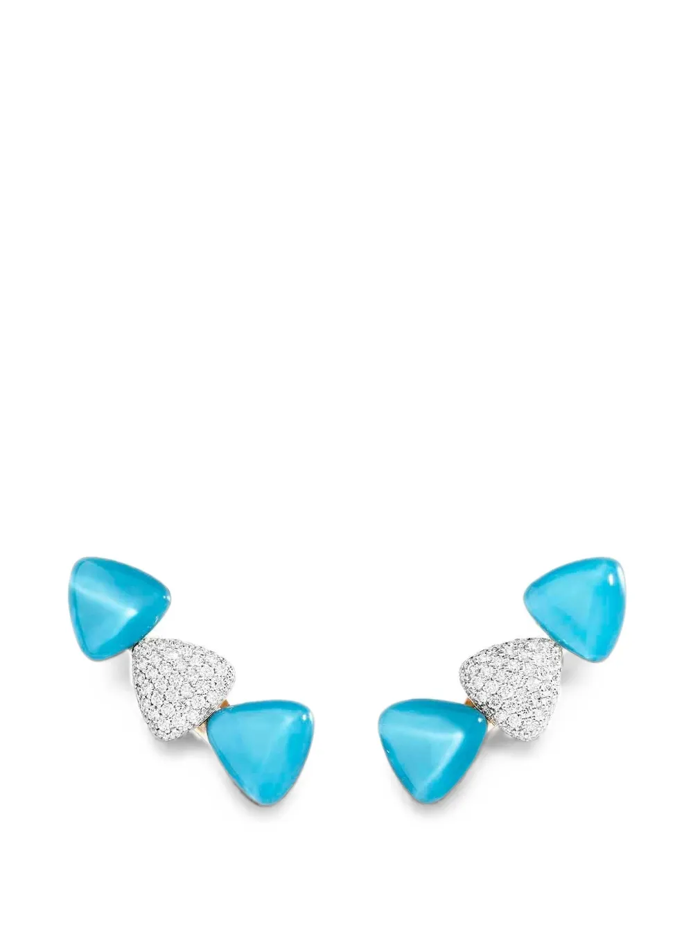 VHERNIER multi-stone earrings - Blau