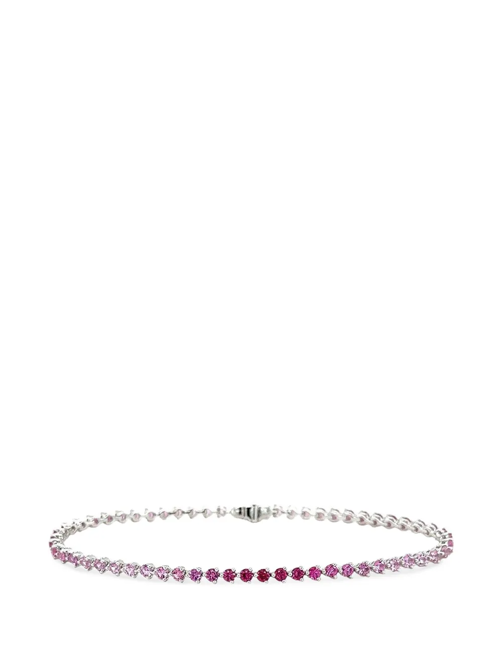 Lisa Nik pink sapphire bracelet - Argento