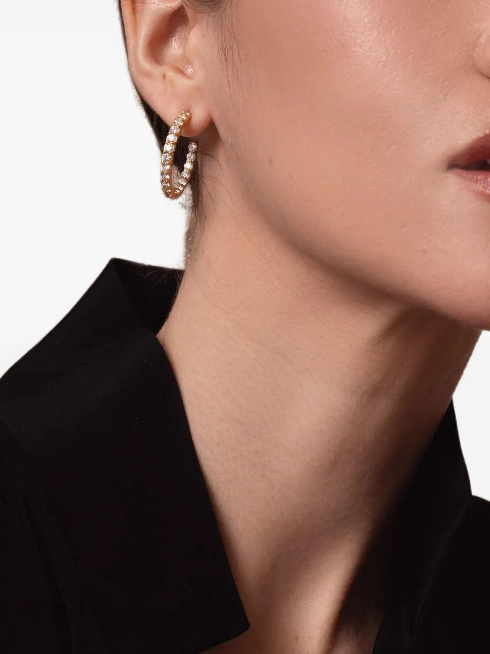 KWIAT diamond hoop earrings - Gold