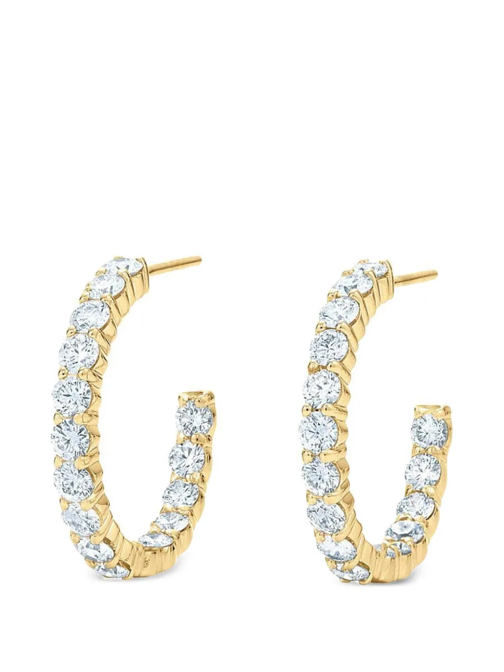 KWIAT diamond hoop earrings - Oro