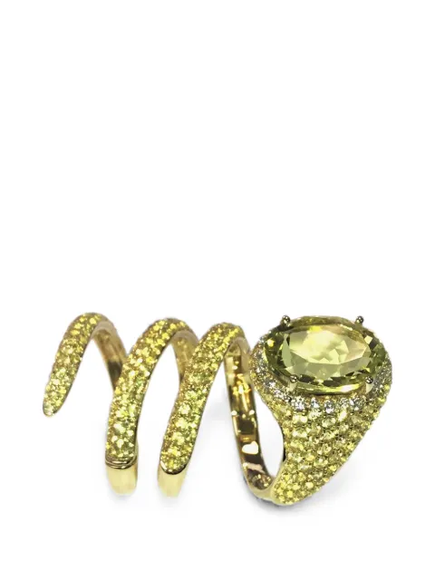 Stefere multi-stones ring