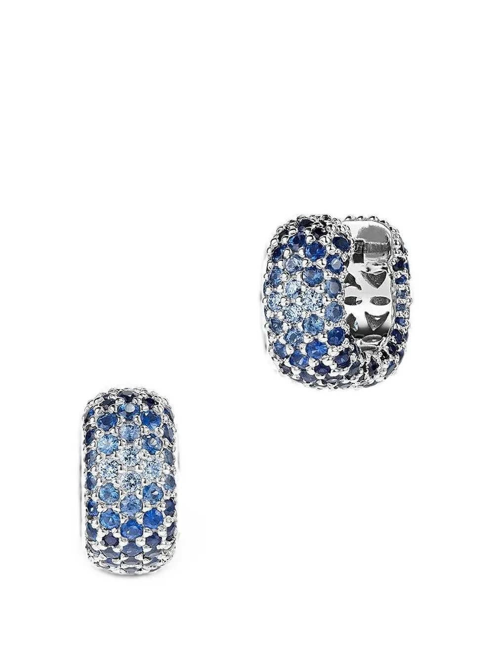 FULLORD Ghost sapphire earrings - Silber
