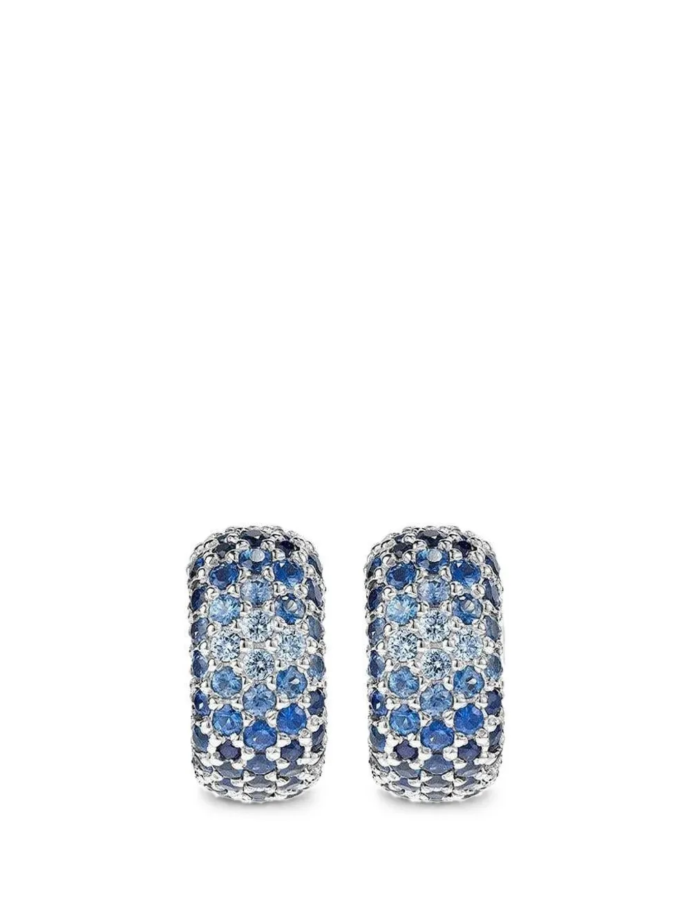 FULLORD Ghost sapphire earrings - Argento