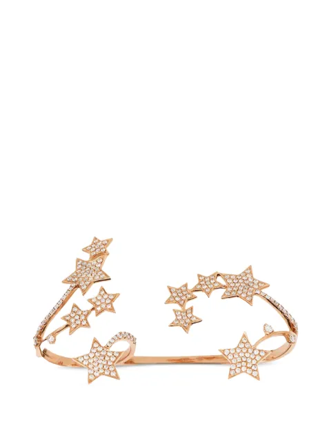 Stefere anillo Star con diamantes para múltiples dedos