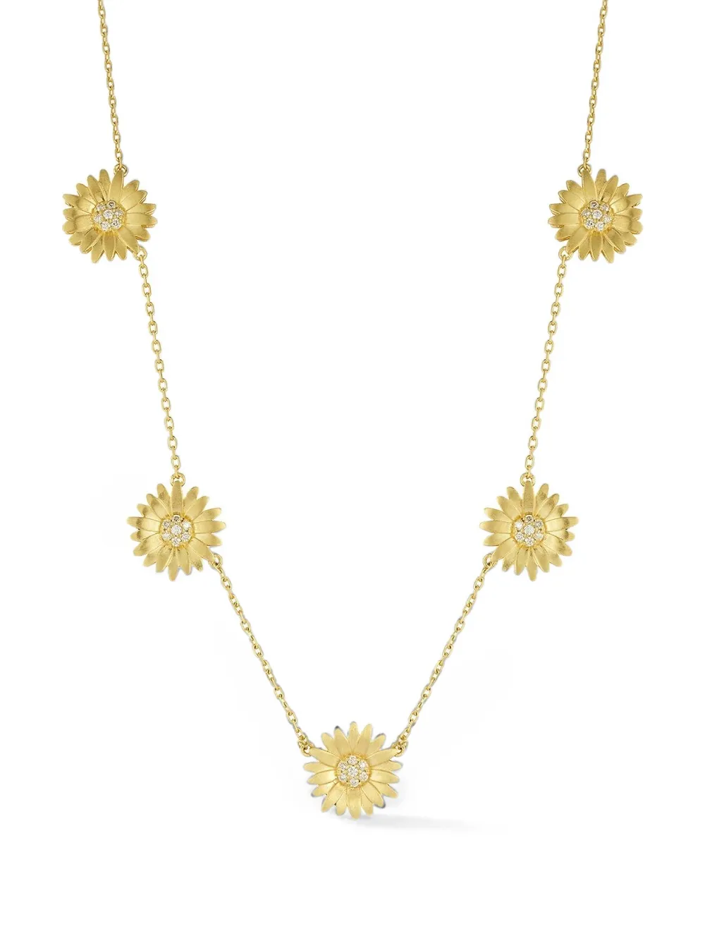 Tanya Farah daisy station necklace - Gold
