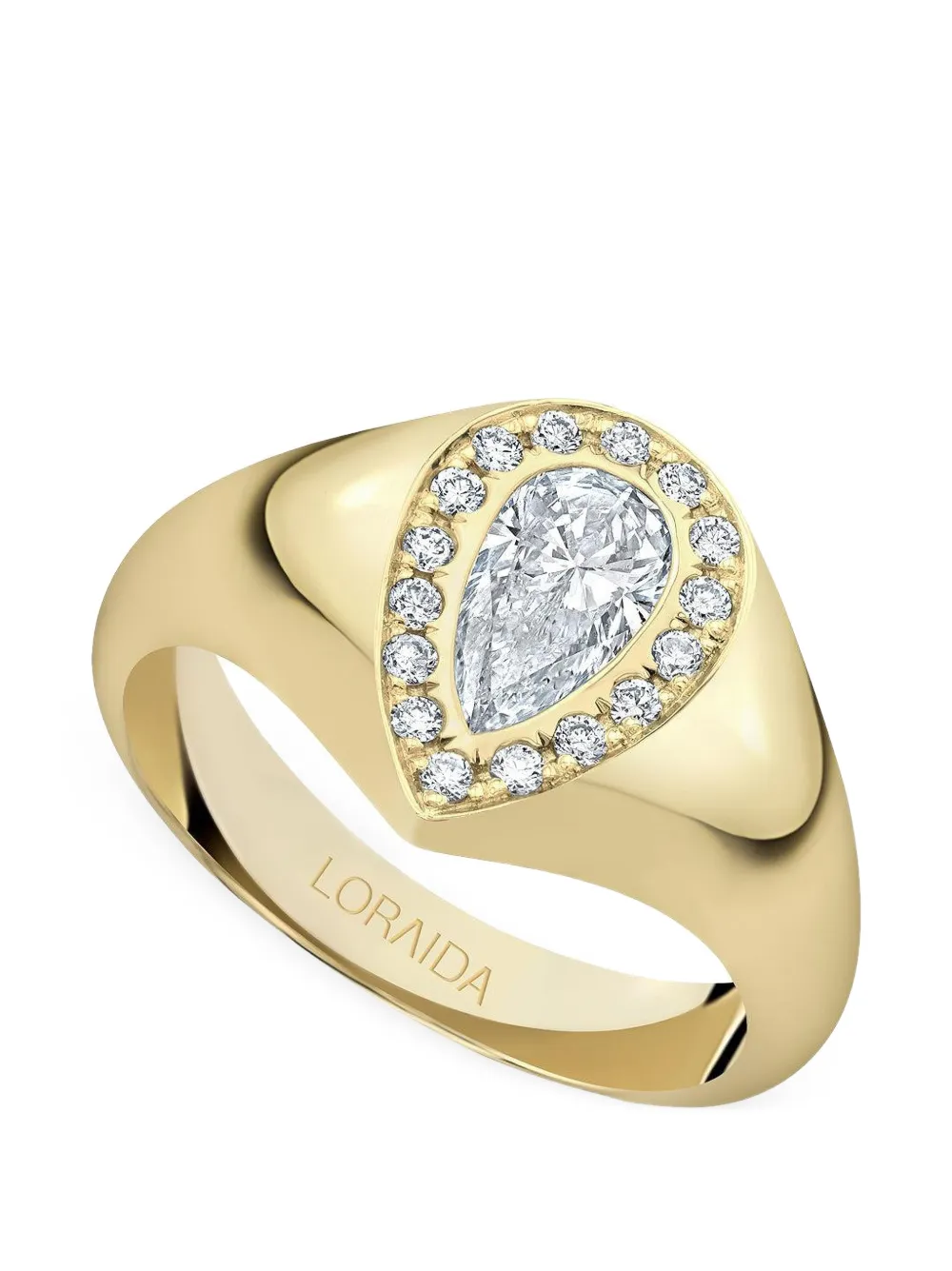 Loraida Anello Vortex con diamanti - Oro