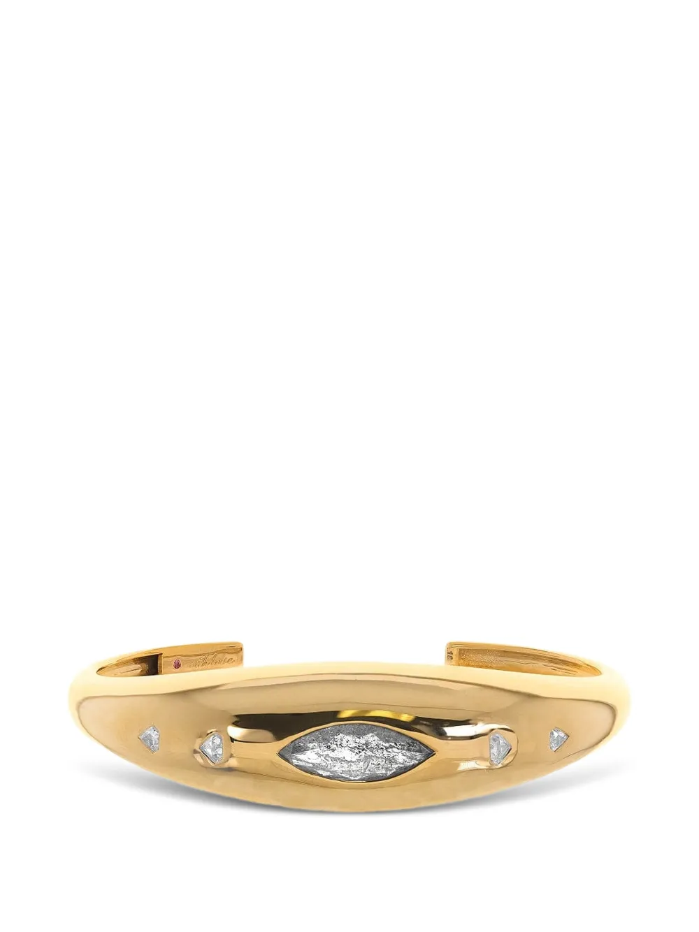 with love Gypsy diamond cuff bracelet - Oro