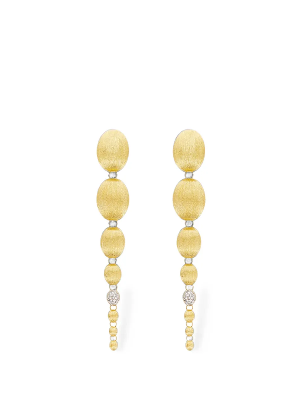 NANIS Baby Nuovole Hängeohrringe mit Diamanten - Gold