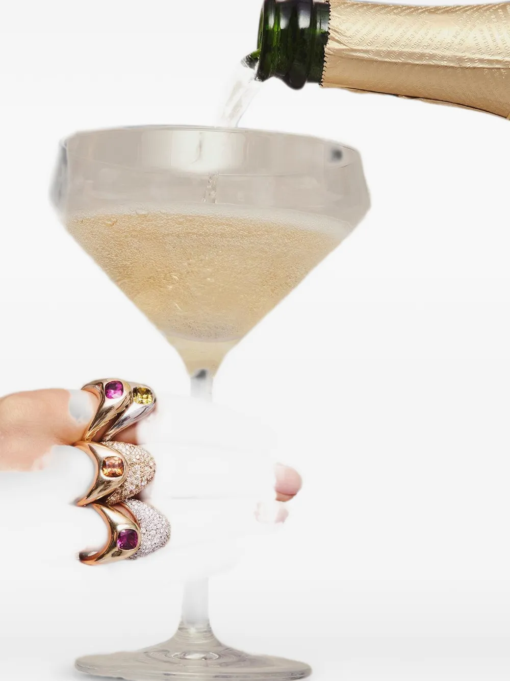 ZAHN-Z Petite ZAHA diamond ring - Oro