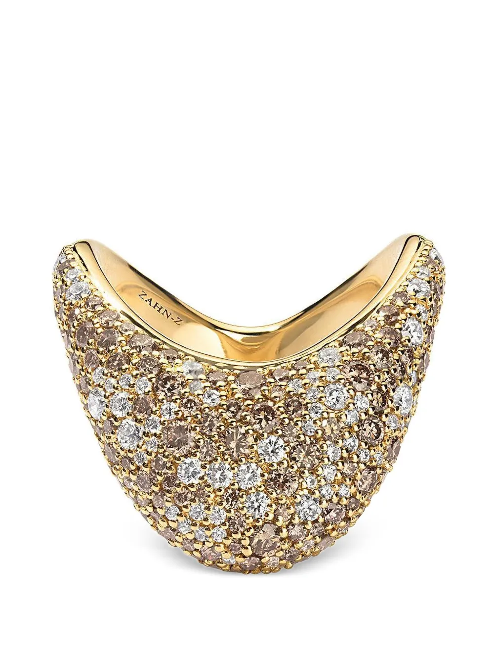 ZAHN-Z Petite ZAHA diamond ring - Oro