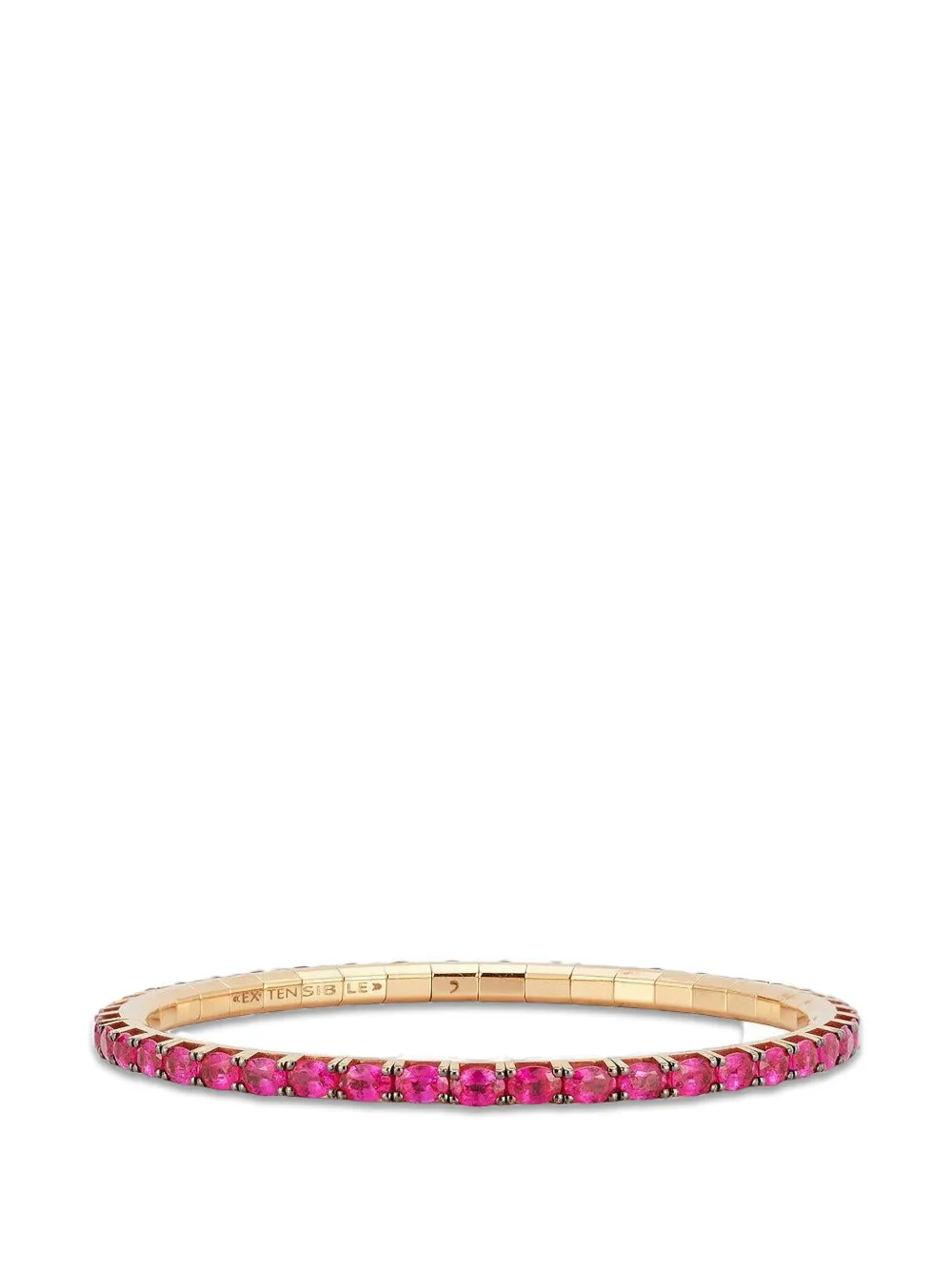 Roberto Demeglio ruby oval tennis bracelet - Gold