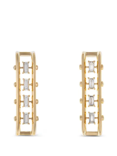 DENISE CASSOU diamond cage earrings