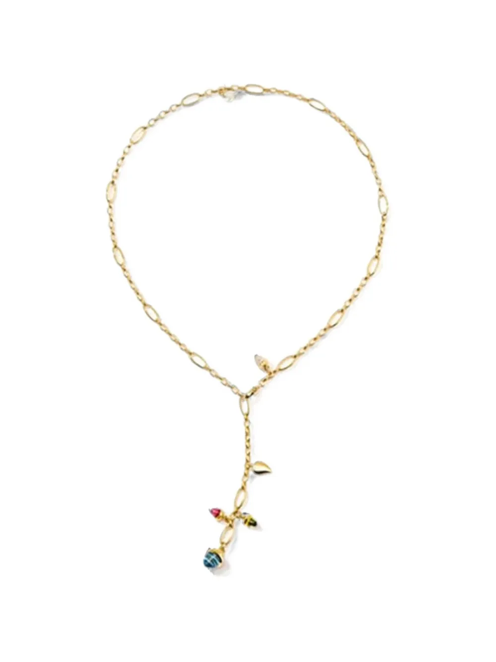 TAMARA COMOLLI Candy Mikado Halskette mit Topas und Peridot - Gold