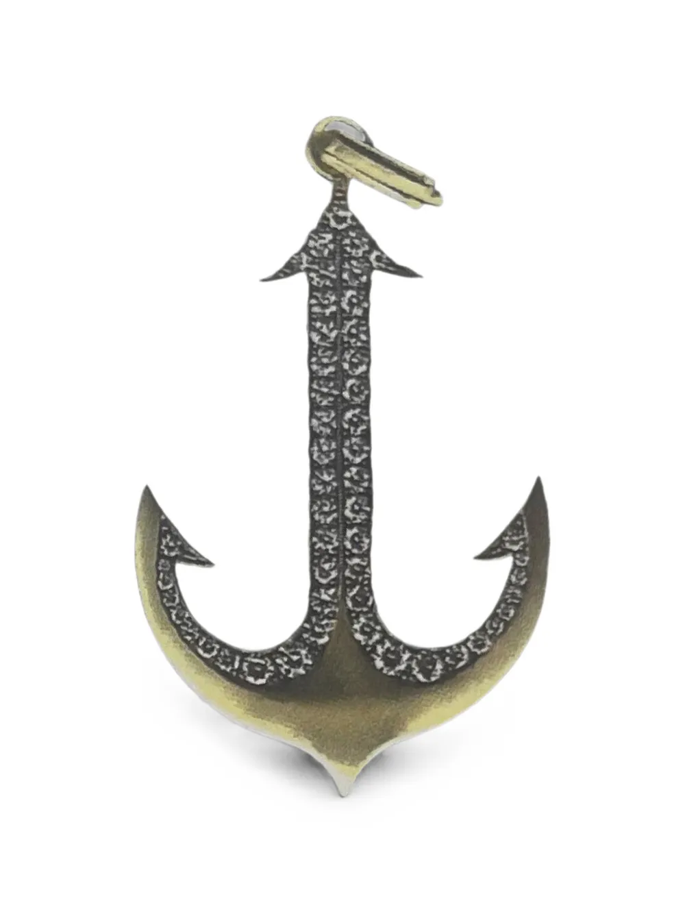 Sylva & Cie Großer Anchor Diamantanhänger - Gold