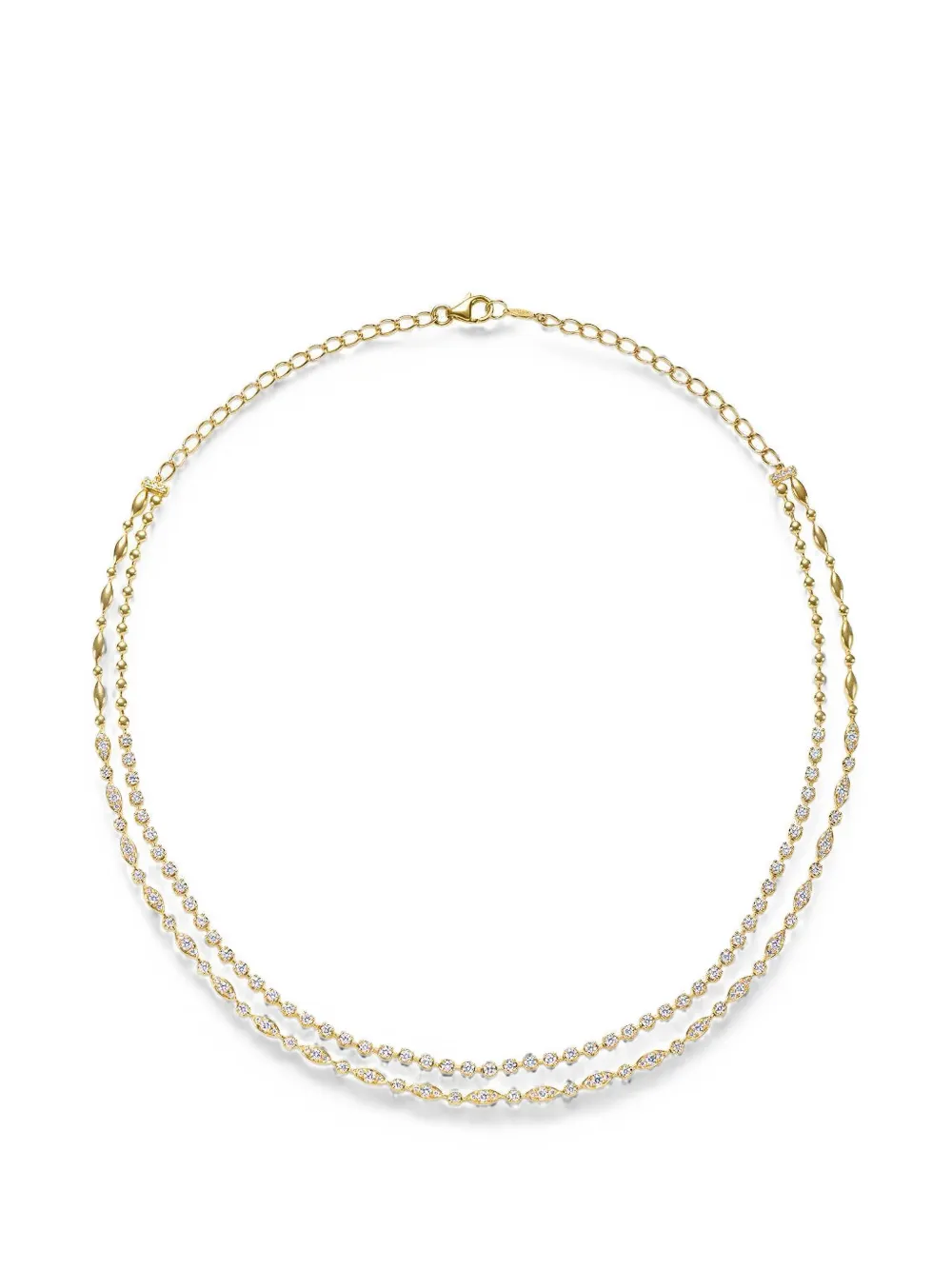 KWIAT Starry Night diamond double-line necklace - Gold