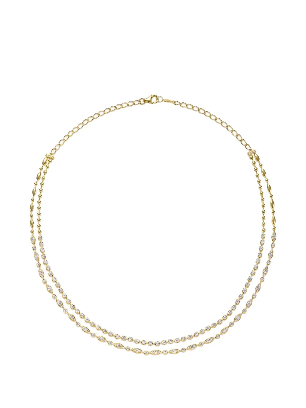 KWIAT Starry Night double-line diamond necklace