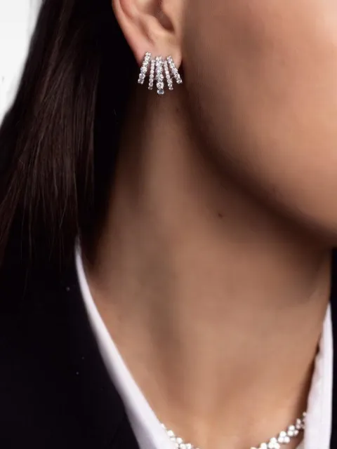 KWIAT five row ear cuff diamond earrings