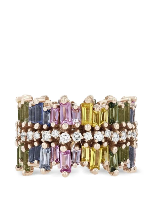 Suzanne Kalan Sansa Sapphire Ring in Pink