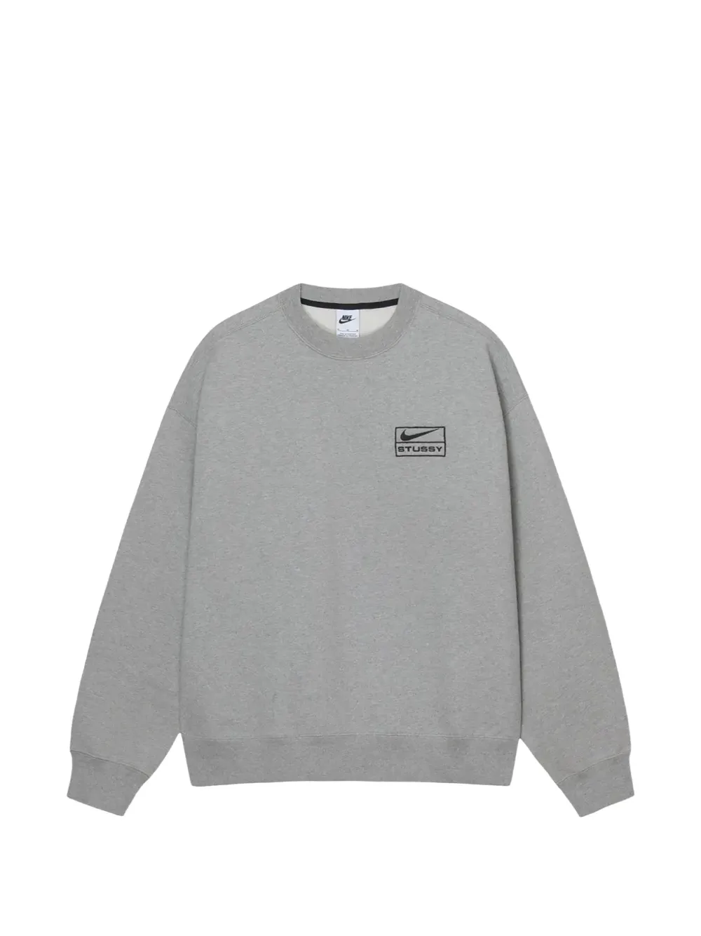 Nike x Stüssy Felpa con logo - Grigio