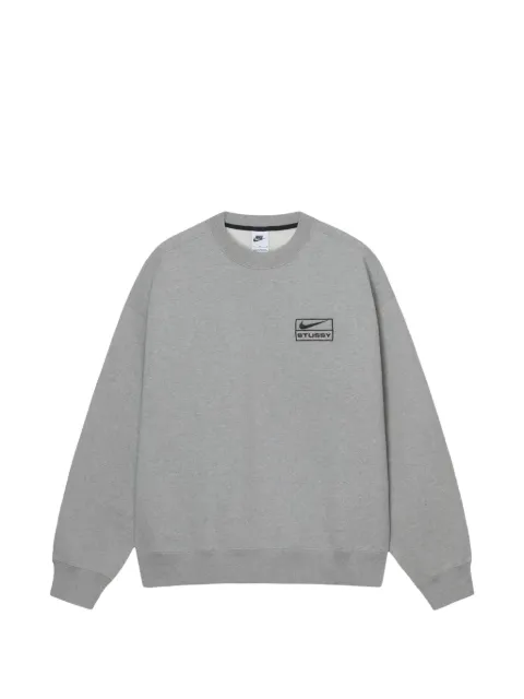 Nike x Stüssy logo-embroidered sweatshirt
