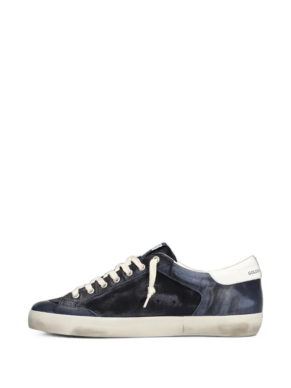 Golden Goose Super-Star distressed-effect sneakers Blauw