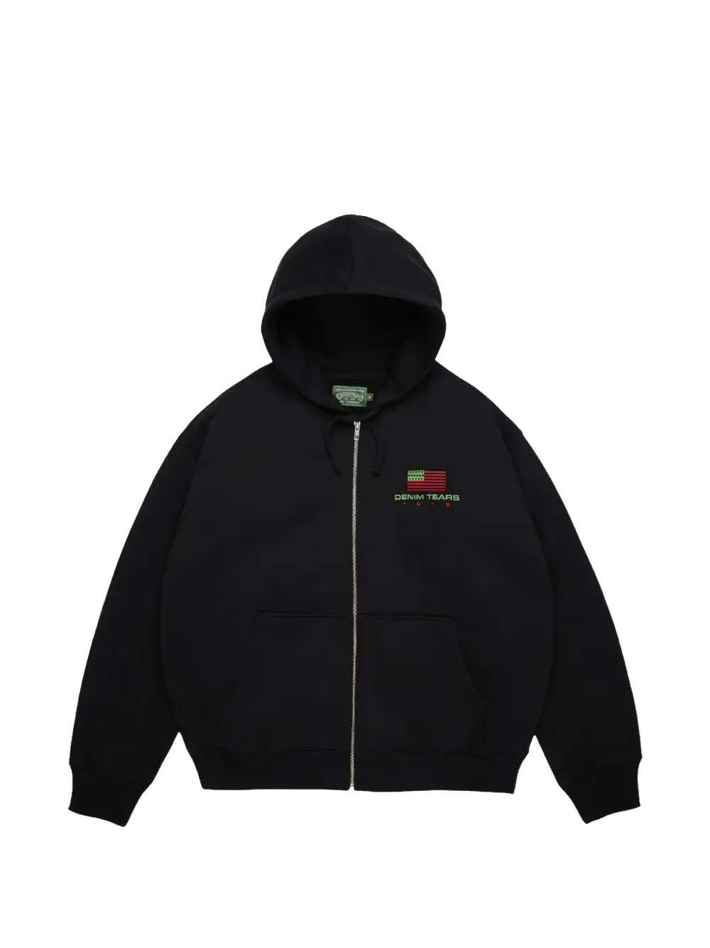 Denim Tears Pan African zip-up hoodie - Nero