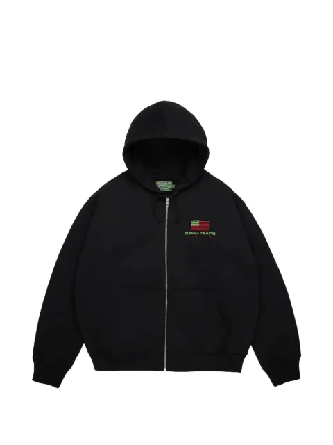 Denim Tears hoodie Pan African à fermeture zippée