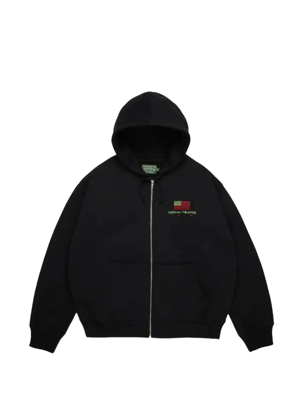 Denim Tears Pan African ジップパーカー | ブラック | FARFETCH JP