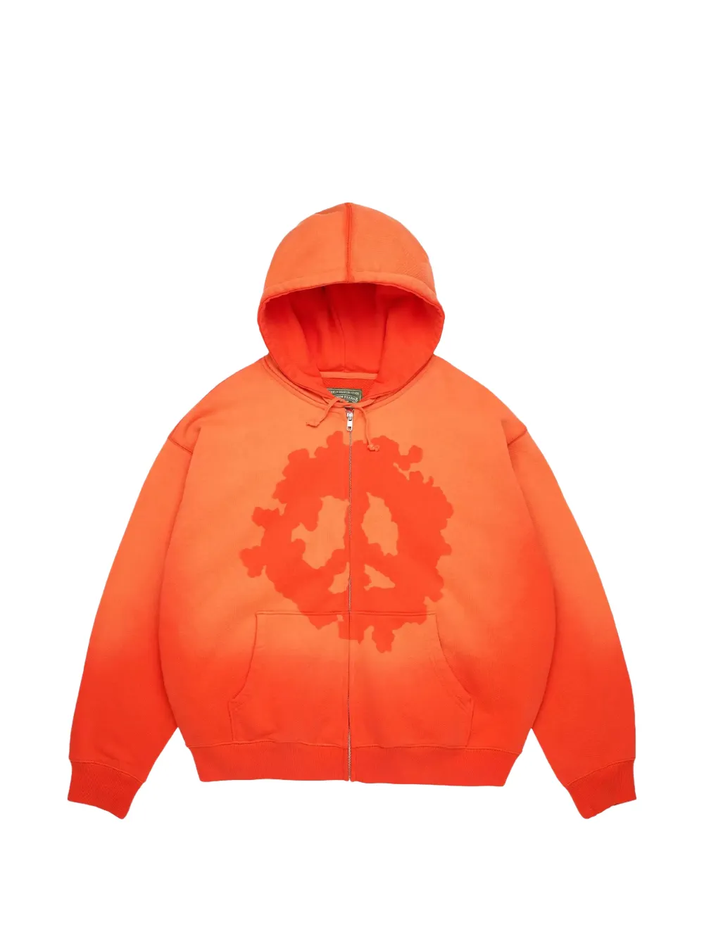Denim Tears Peace Wreath Knock-out Kapuzenjacke - Orange