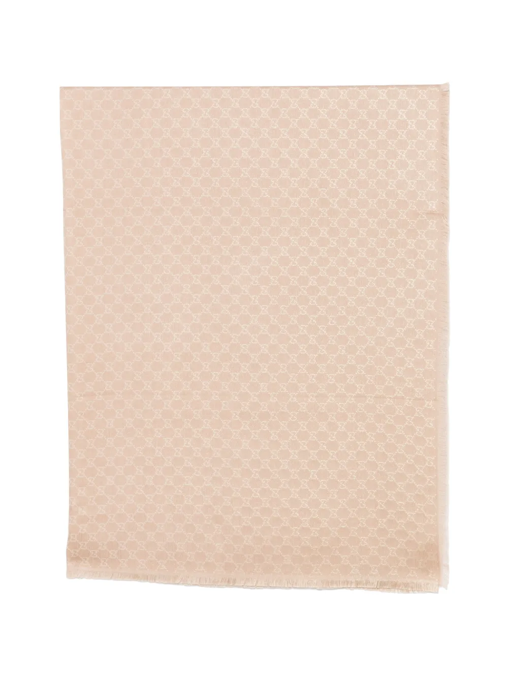 Gucci GG lamé scarf - Nude