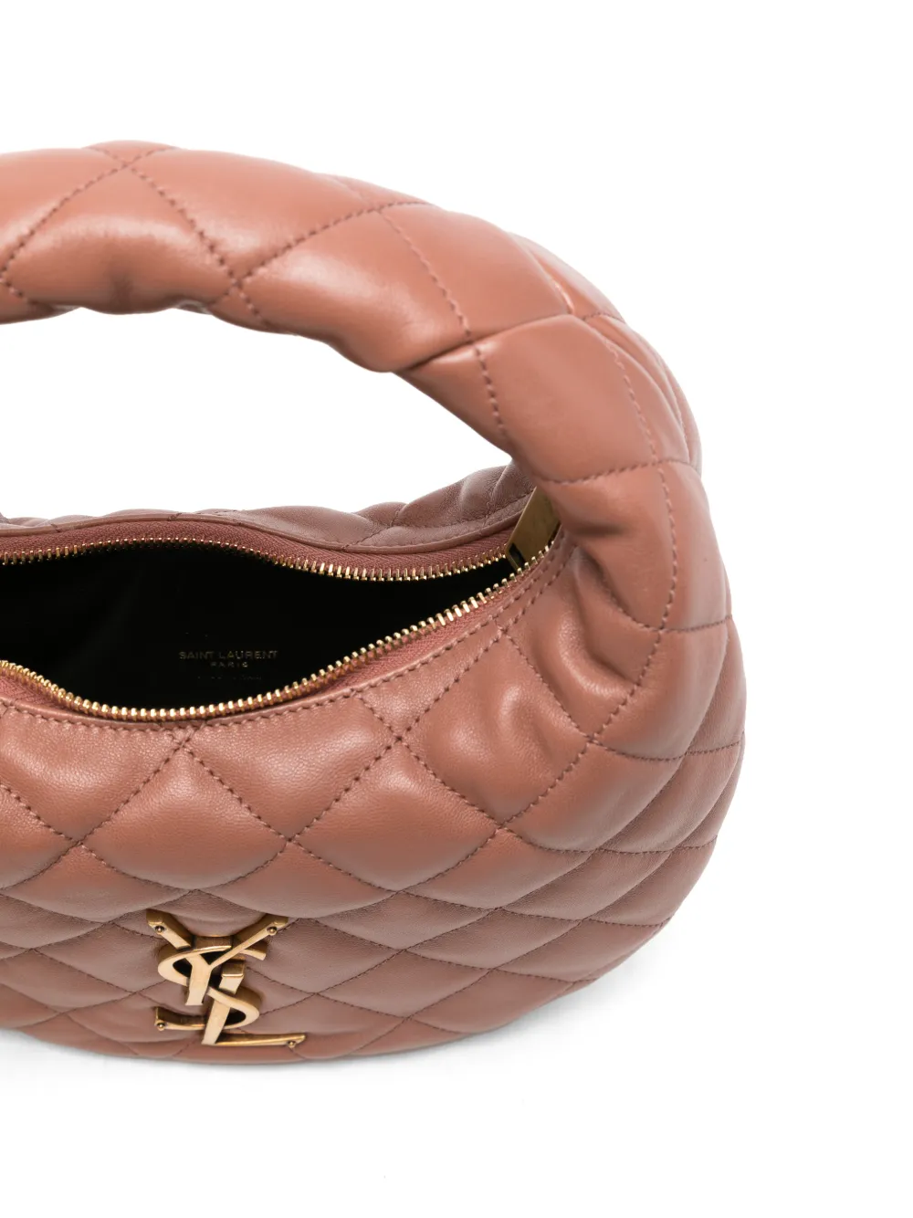 Saint Laurent Icarino in Quilted Nappa in Pink, view 5