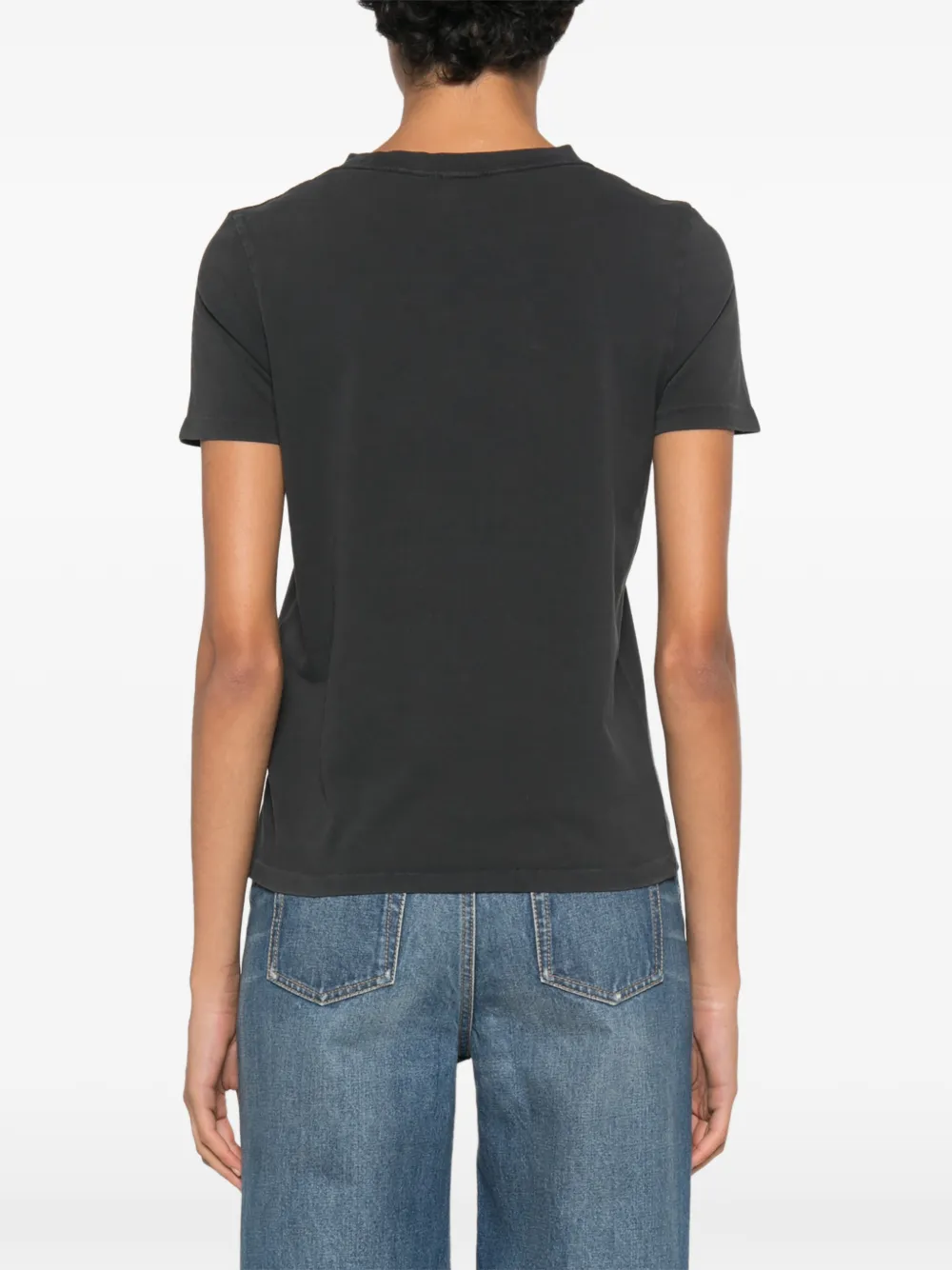 Chloé Baby-fit T-shirt met logo van katoenen jersey Zwart