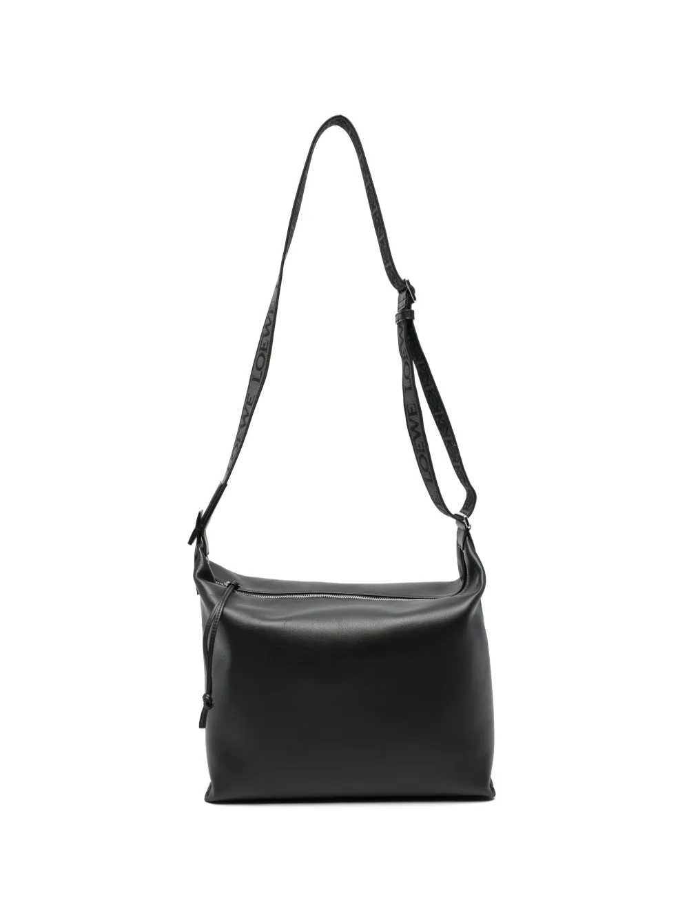 LOEWE Cubi leather messenger bag - Nero