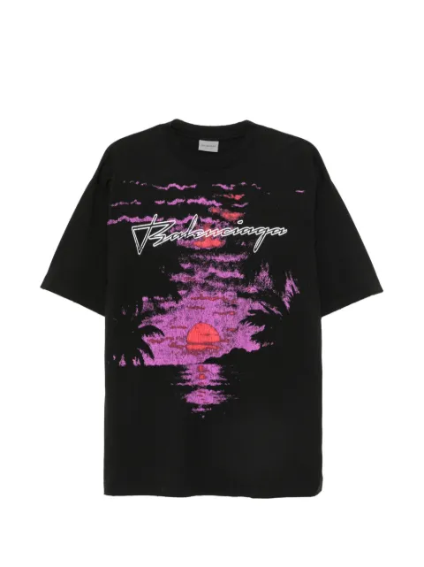 Balenciaga Dream medium fit T-shirt in black