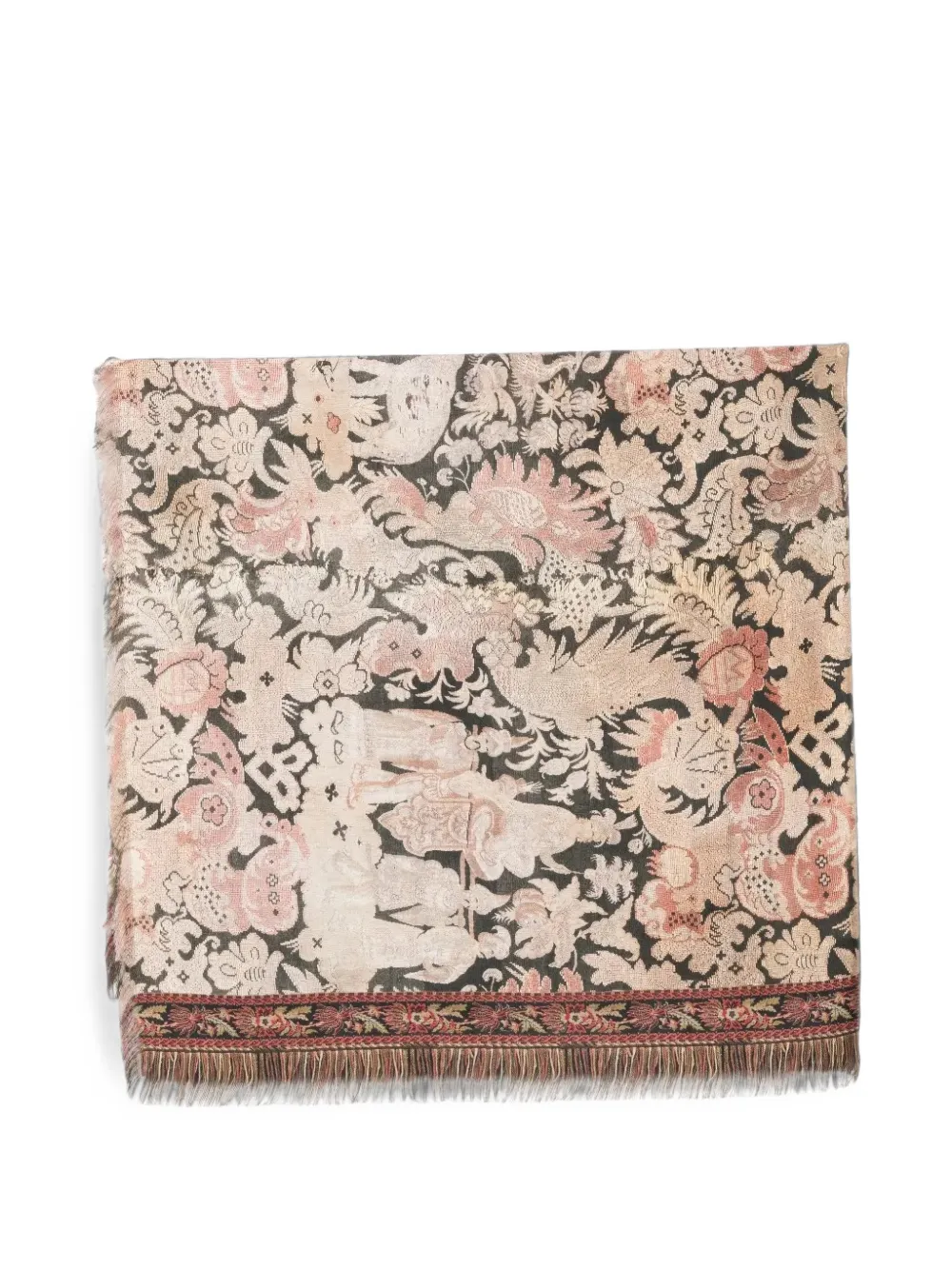 Pierre-Louis Mascia Pancake frayed-edge scarf - Rosa