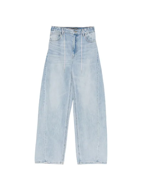 Alexander Wang drawstring wide-leg jeans