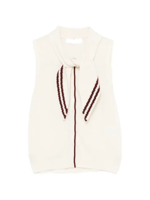 CUDDLEUP tie-collar cardigan