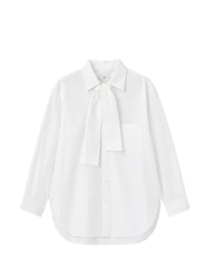 Sacai クロップド シャツ | ホワイト | FARFETCH JP