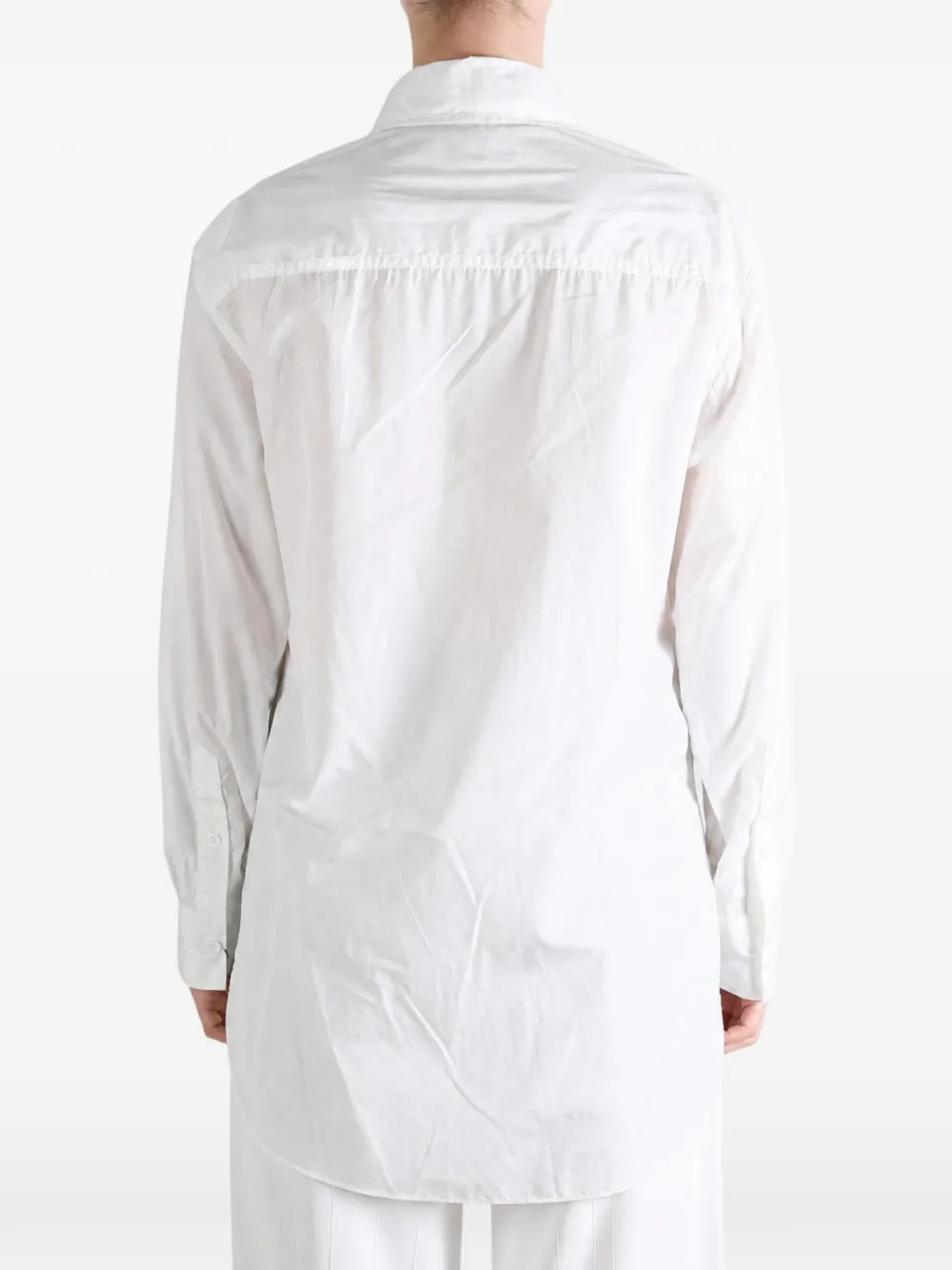 Y's Blouse met strikdetail Wit