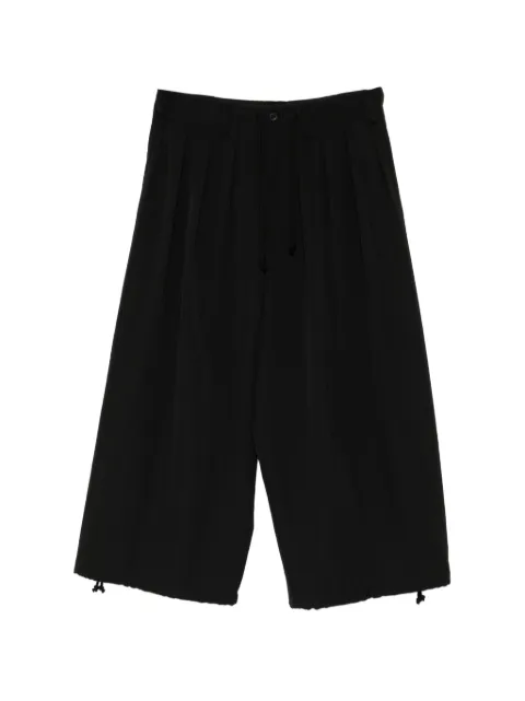 Yohji Yamamoto pleated drawstring trousers