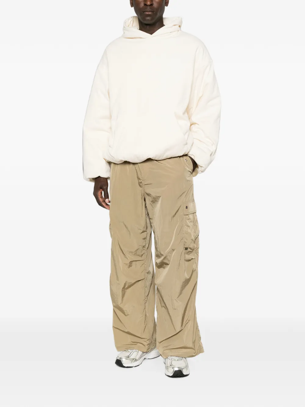 Palm Angels Cargo broek met trekkoord Beige