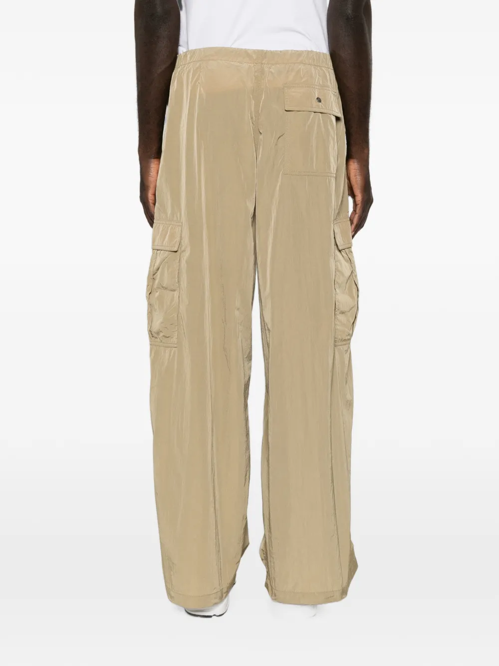 Palm Angels Cargo broek met trekkoord Beige