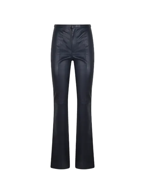 Stouls Icham leather flared trousers