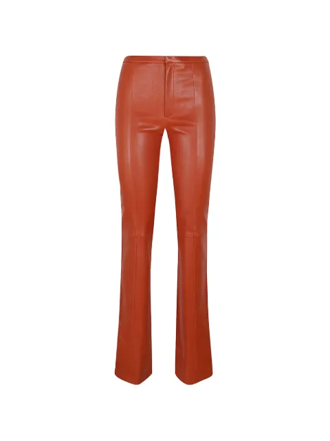 Stouls The Icham leather flared trousers