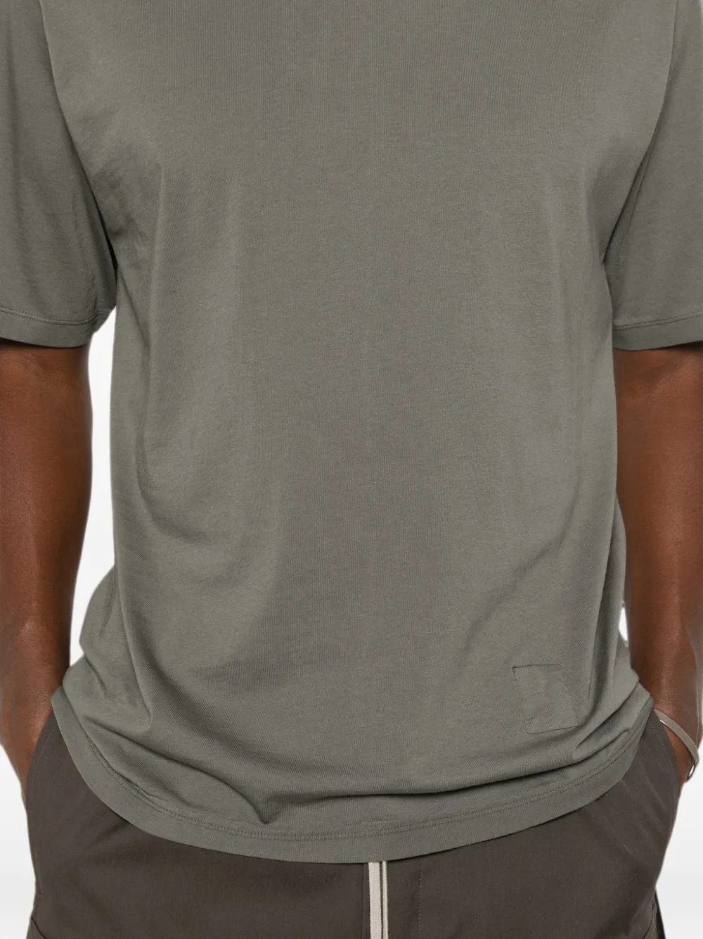 Rick Owens DRKSHDW Brad T-shirt met zichtbare naad Grijs