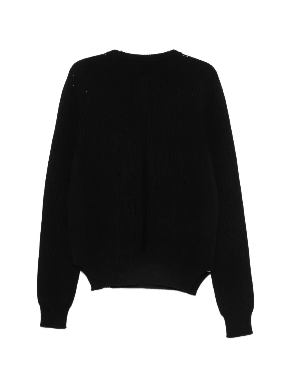Rick Owens Tower Fisherman trui met ronde hals Zwart