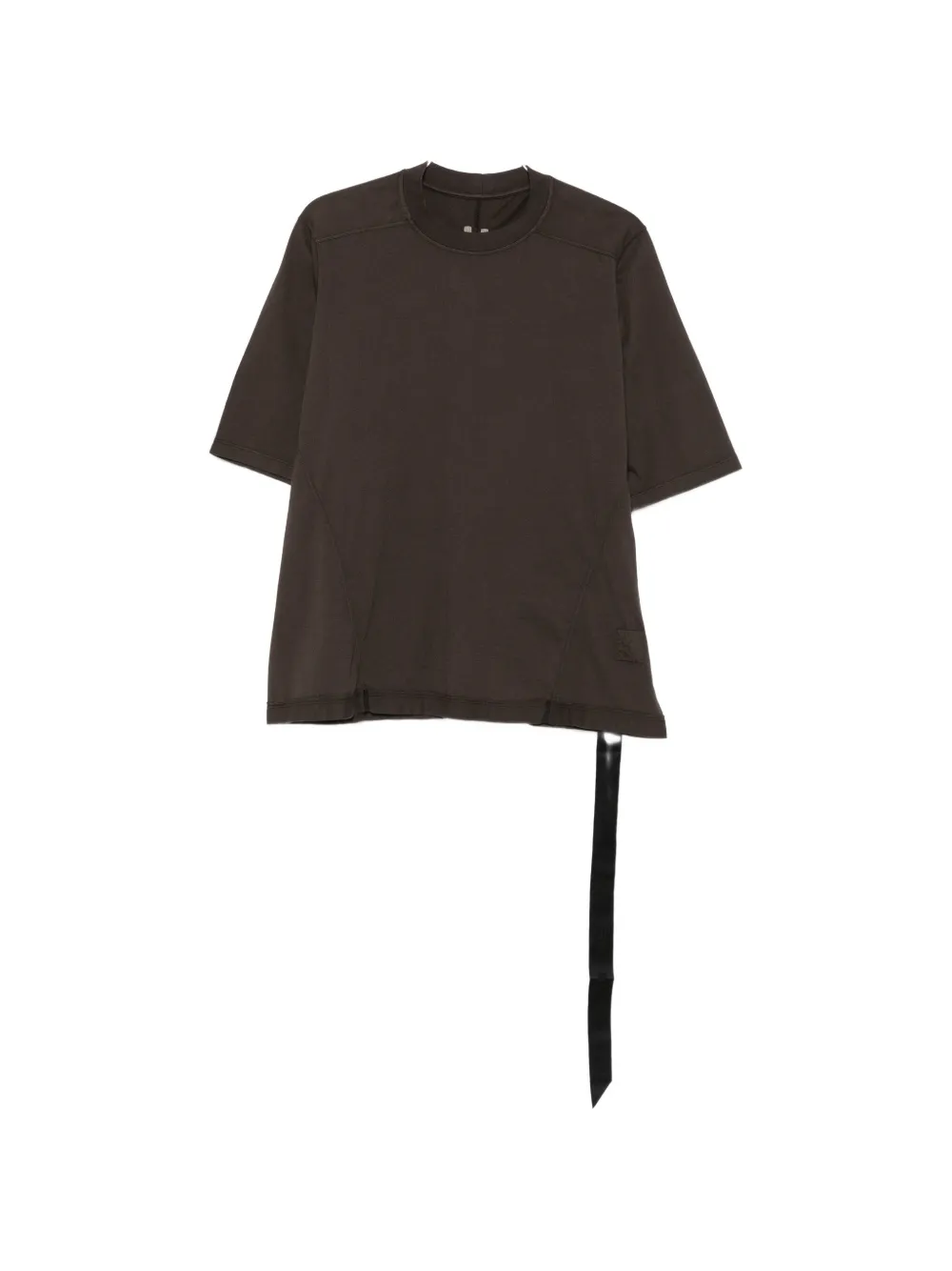 Rick Owens DRKSHDW exposed-seam T-shirt - Marrone